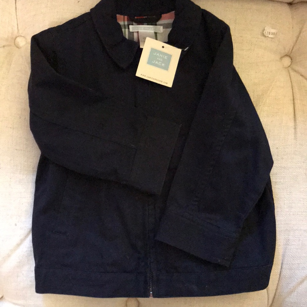 Janie and jack navy twill jacket